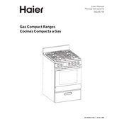 Haier QGAS740 manual cover