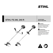 Stihl FS 240 FS 240 R manual cover