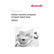 Brandt KM543 Mixer manual cover