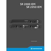 Sennheiser SR 2000 IEM manual cover