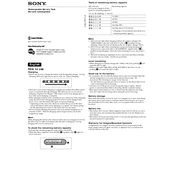 Sony NP-QM71D manual cover