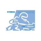 Yamaha YZ85D YZ85 2013 manual cover