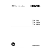 Hoover DDY 062B-80 manual cover