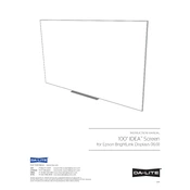 Epson 100 Idea Screen manual cover