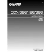 Yamaha CDX-396 Disc Player manual cover