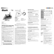 Shark GI305 Iron manual cover