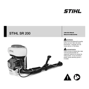 Stihl SR 200 manual cover