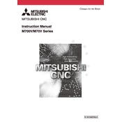 Mitsubishi Electric CNC M700V, M70V Series manual cover