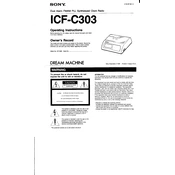 Sony ICF-C303 manual cover