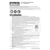 Sealey CPG12V.V4 Grease Gun manual cover