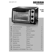 Severin TO 2045 Oven manual cover