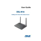 ASUS DSL-N16 Router manual cover