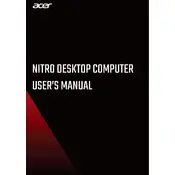 Acer Nitro 50 Intel N50-620-UA91 Computer manual cover