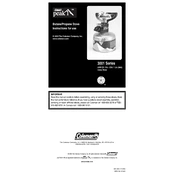 Coleman Peak-1 Butane Stove 3001 Series manual cover