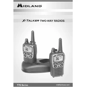 Midland X-Talker T70 manual cover