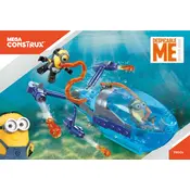 Mega Construx Mattel Despicable Me Minions Submarine Dive FND06 Construction Set manual cover