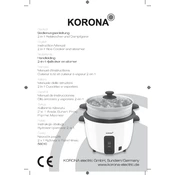 Korona 58010 Rice Cooker manual cover