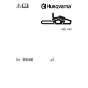 Husqvarna 435 Chainsaw manual cover