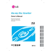 LG BH10 BH10LS30.AVAR11B Writer manual cover