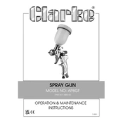 Clarke 3082130 AP8GF Spray Gun manual cover