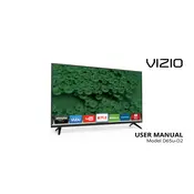 Vizio D65u-D2 TV manual cover