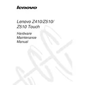 Lenovo IdeaPad Z410 Laptop manual cover