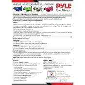 Pyle PMP21BL Megaphone manual cover