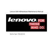 Lenovo S40-40 Computer manual cover