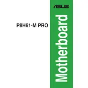 ASUS P8H61-M PRO Motherboard manual cover