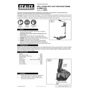 Sealey DS01 Drill Stand manual cover