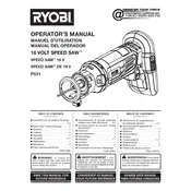 Ryobi P531 Saw manual cover