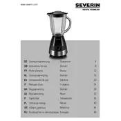 Severin SM 3718 Blender manual cover