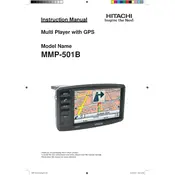 Hitachi MMP-501B GPS manual cover