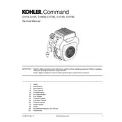 Kohler CH18 Engine manual cover