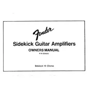 Fender Sidekick 15 Chorus Amplifier manual cover