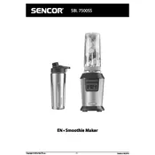 Sencor SBL 7500SS Smoothie Maker manual cover