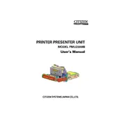 Citizen PMU2300III Printer manual cover