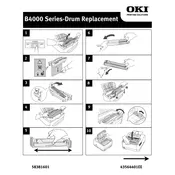 Oki B4000 Series Printer manual cover