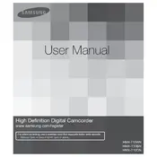 Samsung HMX-T10BN Camcorder manual cover