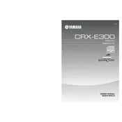 Yamaha CRX-E300 Receiver manual cover