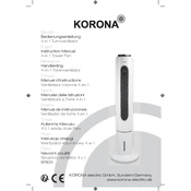 Korona 81503 Fan manual cover