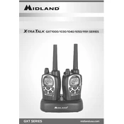 Midland GXT1000 X-tra Talk manual cover