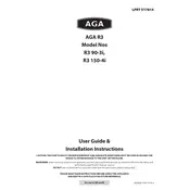 AGA R3 90-3i Cooker manual cover