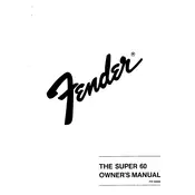 Fender Super 60 Combo Amplifier manual cover