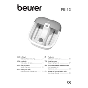 Beurer FB 12 Foot Spa manual cover