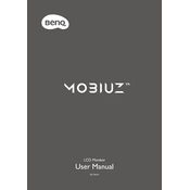 BenQ Mobiuz EX3210U manual cover