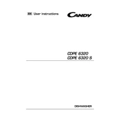 Candy CDPE 6320-80 manual cover