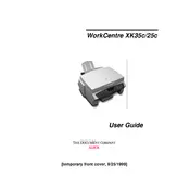 Xerox WorkCentre XK35c Printer manual cover