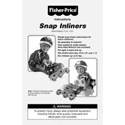 Fisher Price Mattel Snap In-Liners 77115 Toy manual cover