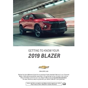 Chevrolet Blazer 2019 manual cover